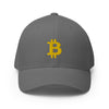 Casquette FLEXFIT brodée - BITCOIN en 3D PUFF -  from chtmboutique by chtmboutique - BITCOIN, CRYPTO, FLEXFIT
