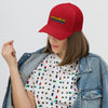 casquette rouge brodee gay pride