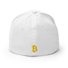Casquette FLEXFIT brodée - BITCOIN en 3D PUFF -  from chtmboutique by chtmboutique - BITCOIN, CRYPTO, FLEXFIT