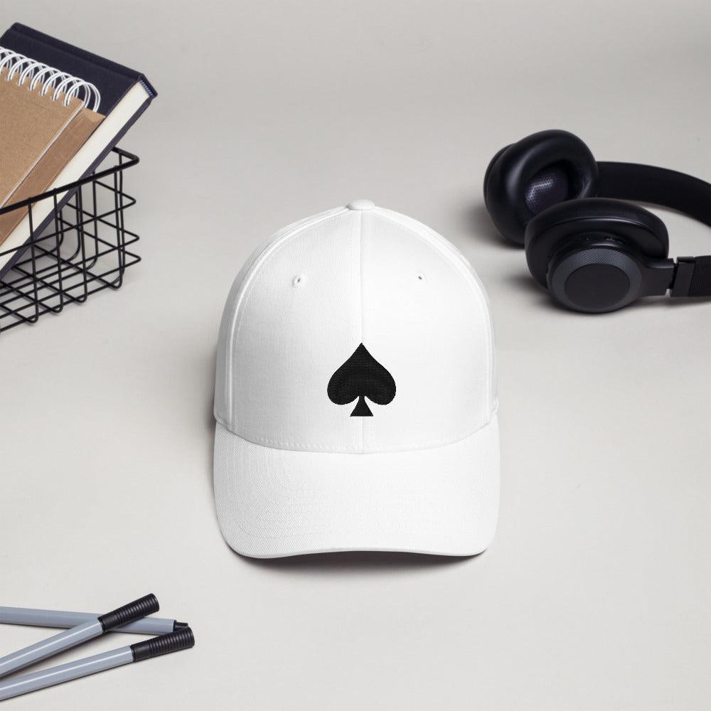 casquette poker as de pic noir