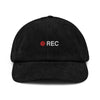 Casquette en velours côtelé - REC