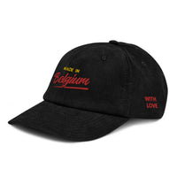 Casquette en velours côtelé - MADE IN BELGIUM WITH LOVE
