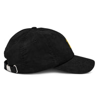 Casquette Crypto Velours Brodée « Bitcoin » – Logo Doré