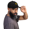 Casquette en velours côtelé brodée - BITCOIN