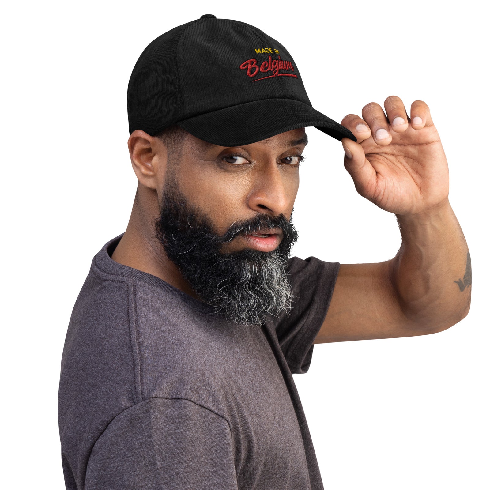 Casquette en velours côtelé - MADE IN BELGIUM WITH LOVE