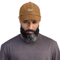 Casquette en velours côtelé brodée - "DADDY COOL"