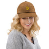 Casquette en velours côtelé brodée - BITCOIN