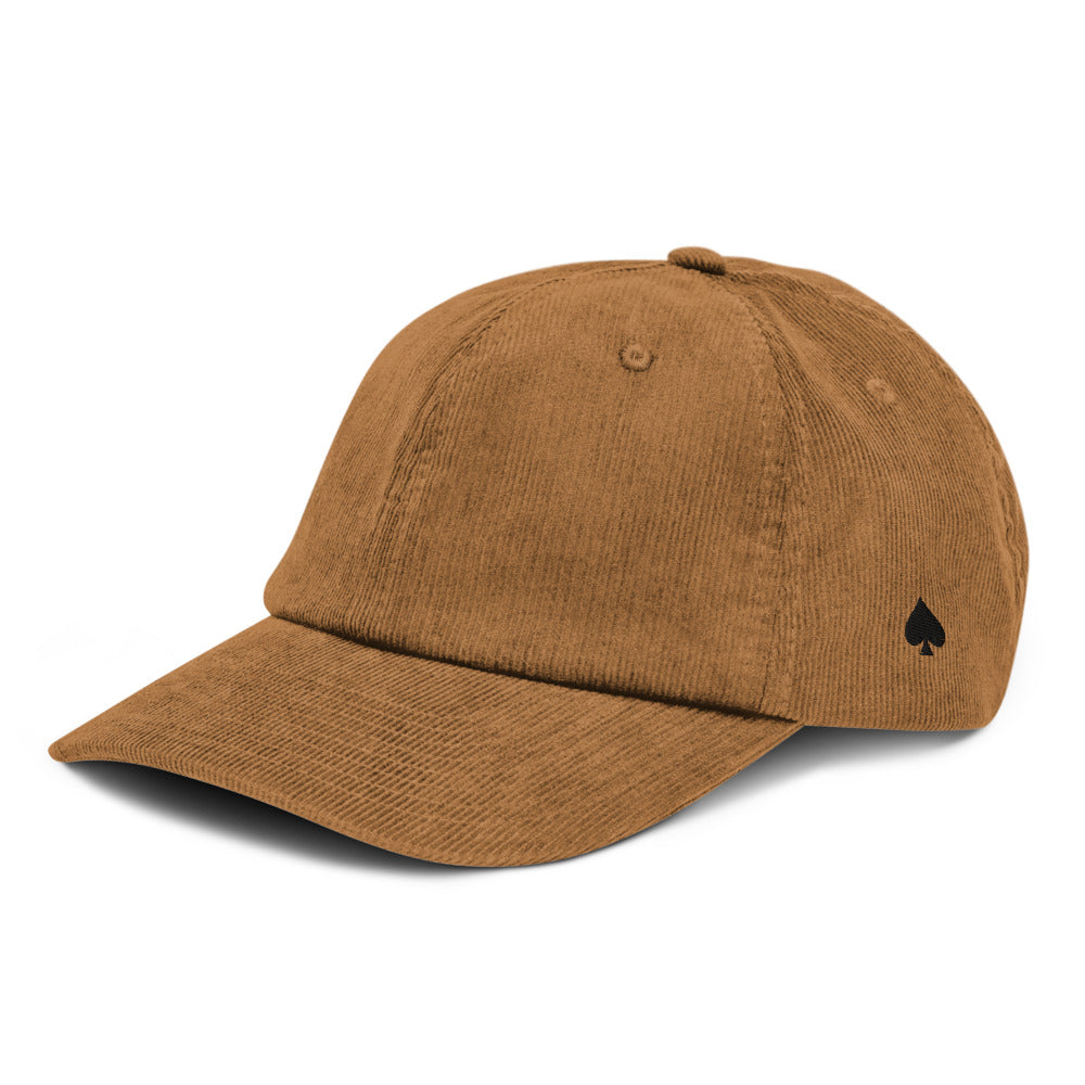 Casquette en velours côtelé - "AS DE PIC"