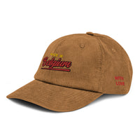 Casquette en velours côtelé - MADE IN BELGIUM WITH LOVE