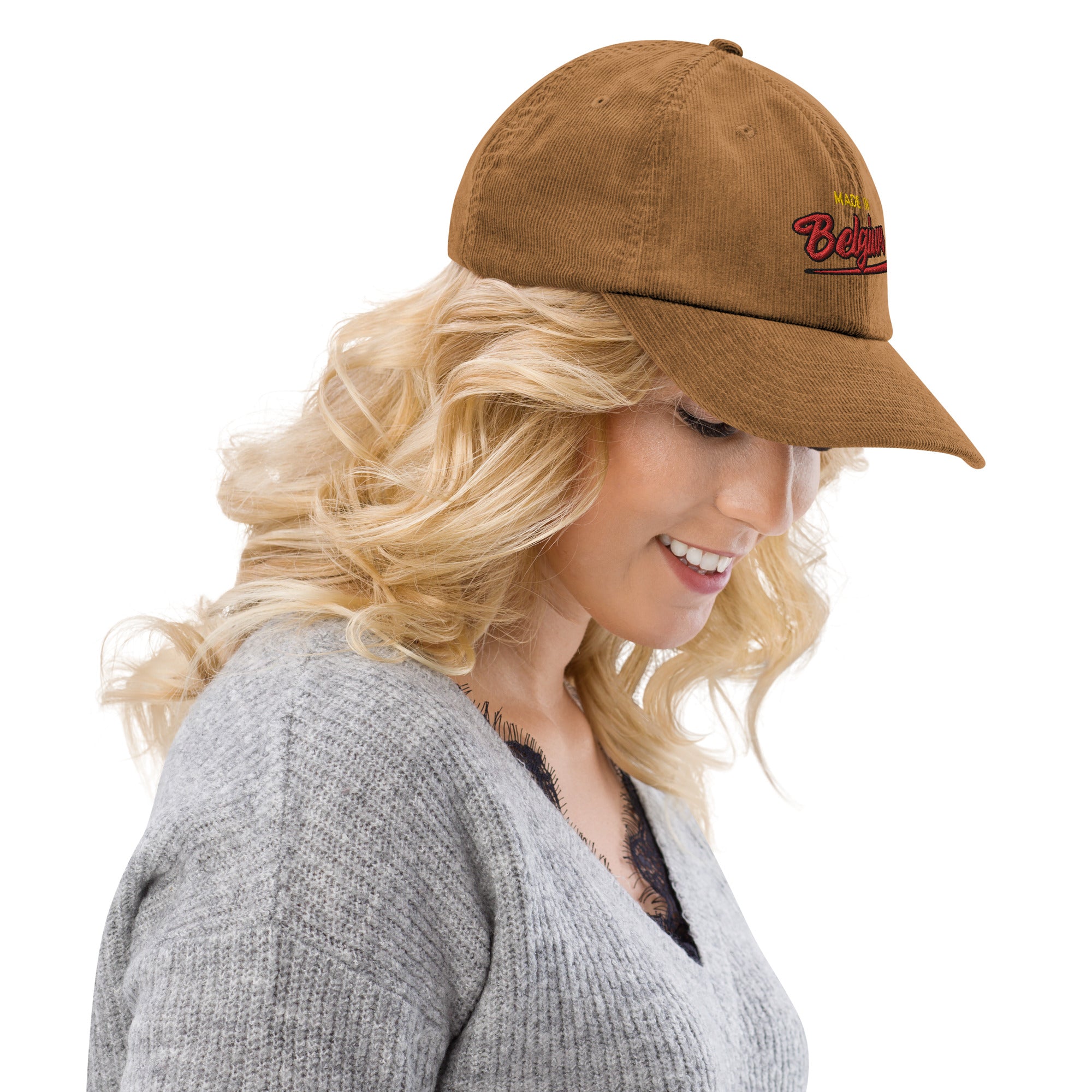 Casquette en velours côtelé - MADE IN BELGIUM WITH LOVE