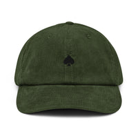 Casquette Poker Velours Brodée « As de Pic » – Broderie Façade