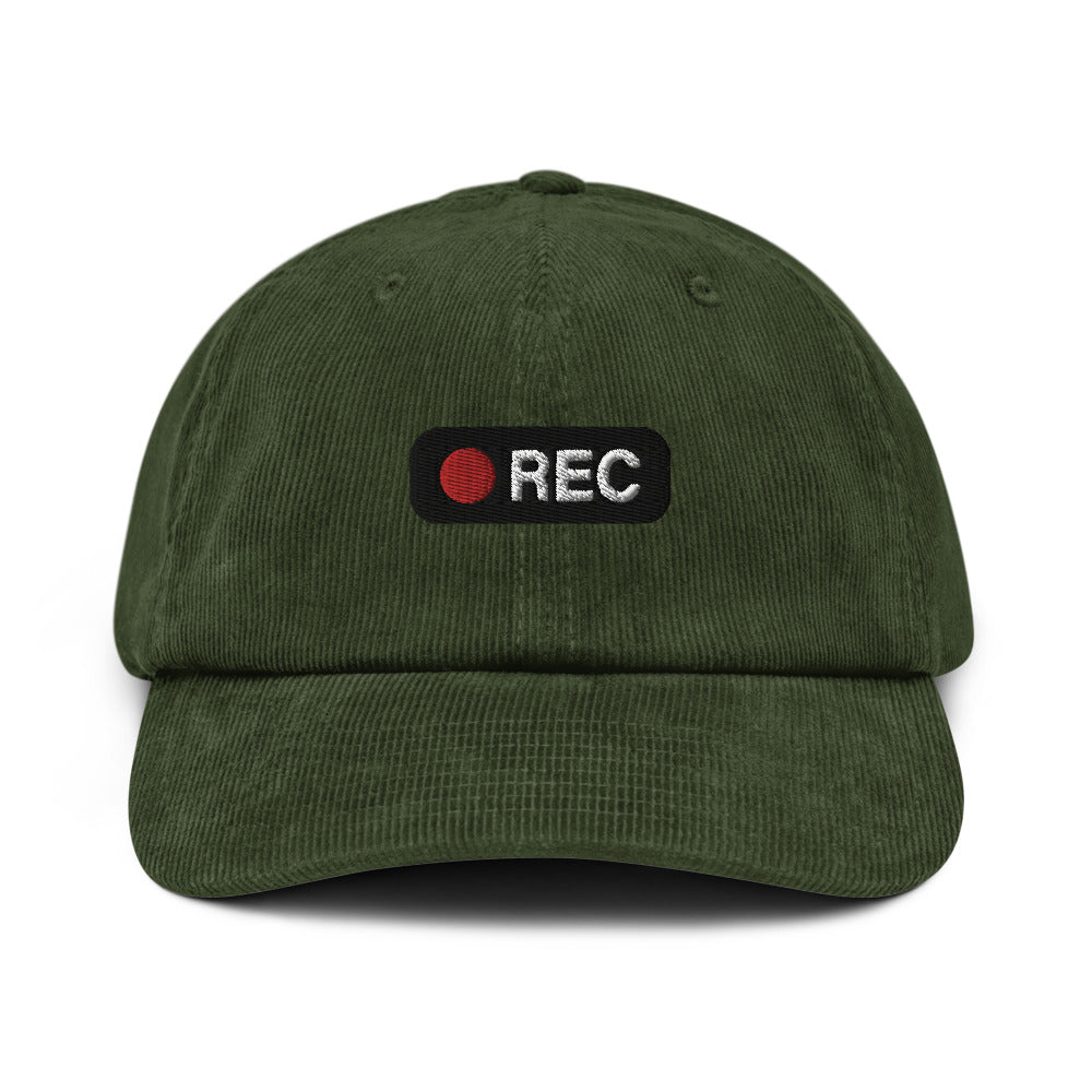 Casquette en velours côtelé - REC