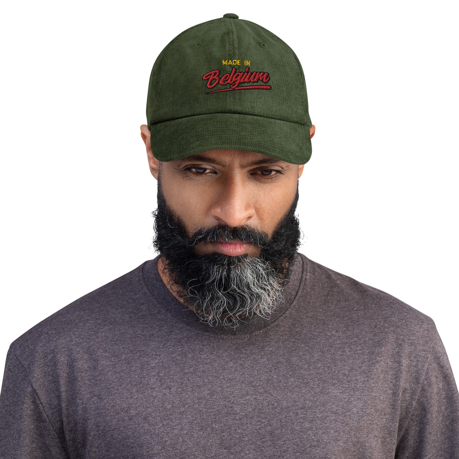 Casquette en velours côtelé - MADE IN BELGIUM WITH LOVE