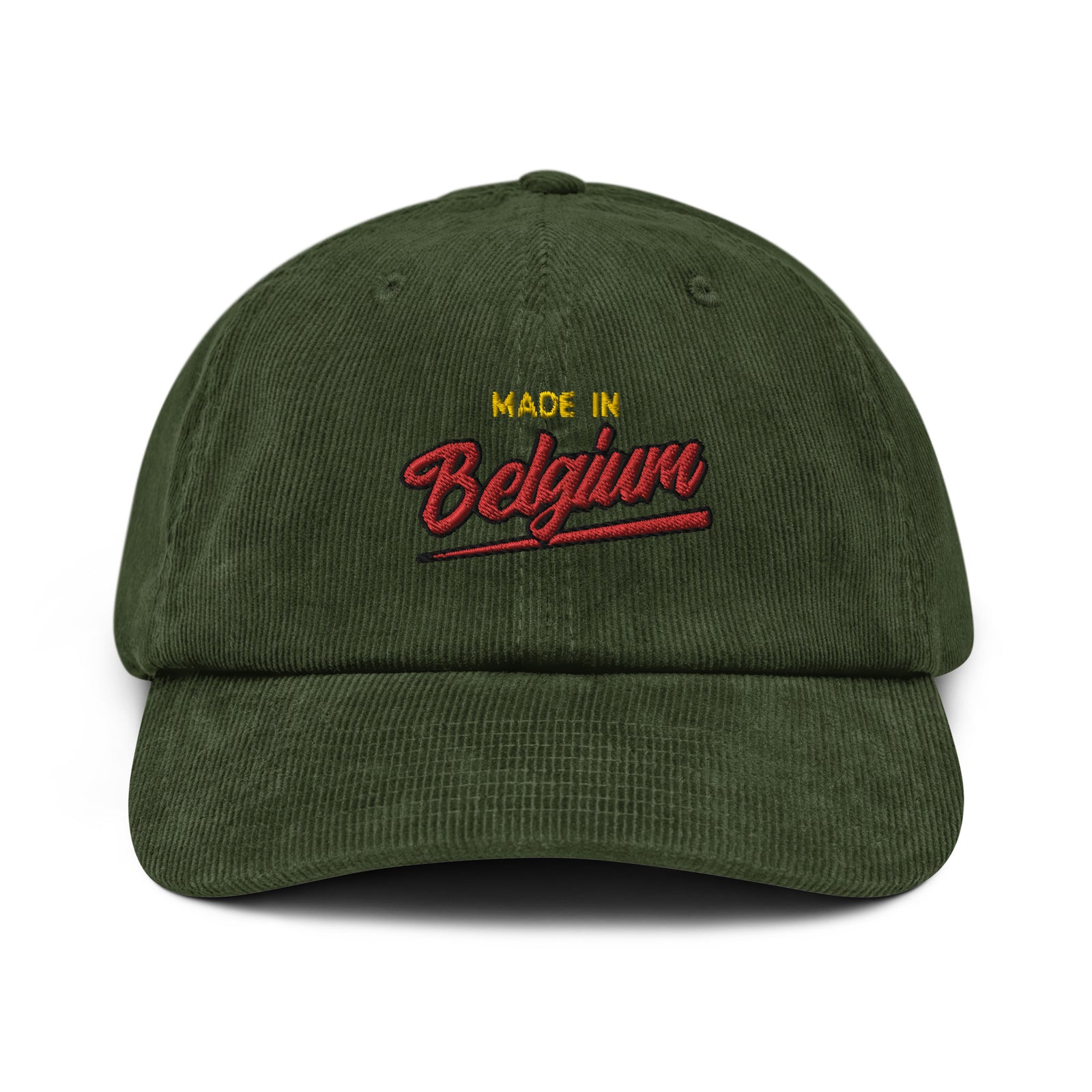 Casquette en velours côtelé - MADE IN BELGIUM WITH LOVE