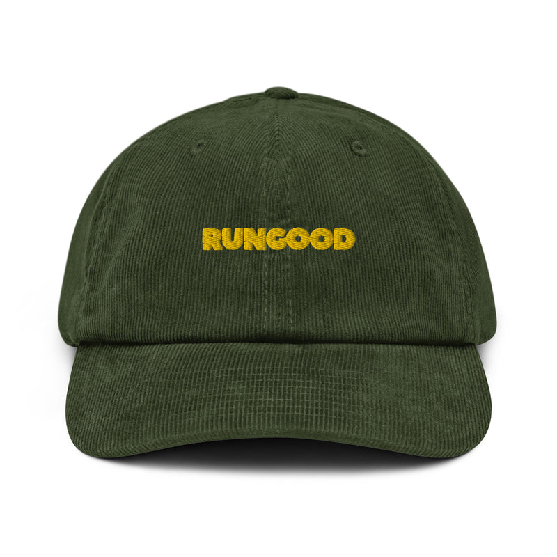 Casquette Poker en velours côtelé - "RUNGOOD"