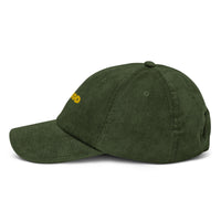 Casquette Poker en velours côtelé - "RUNGOOD"