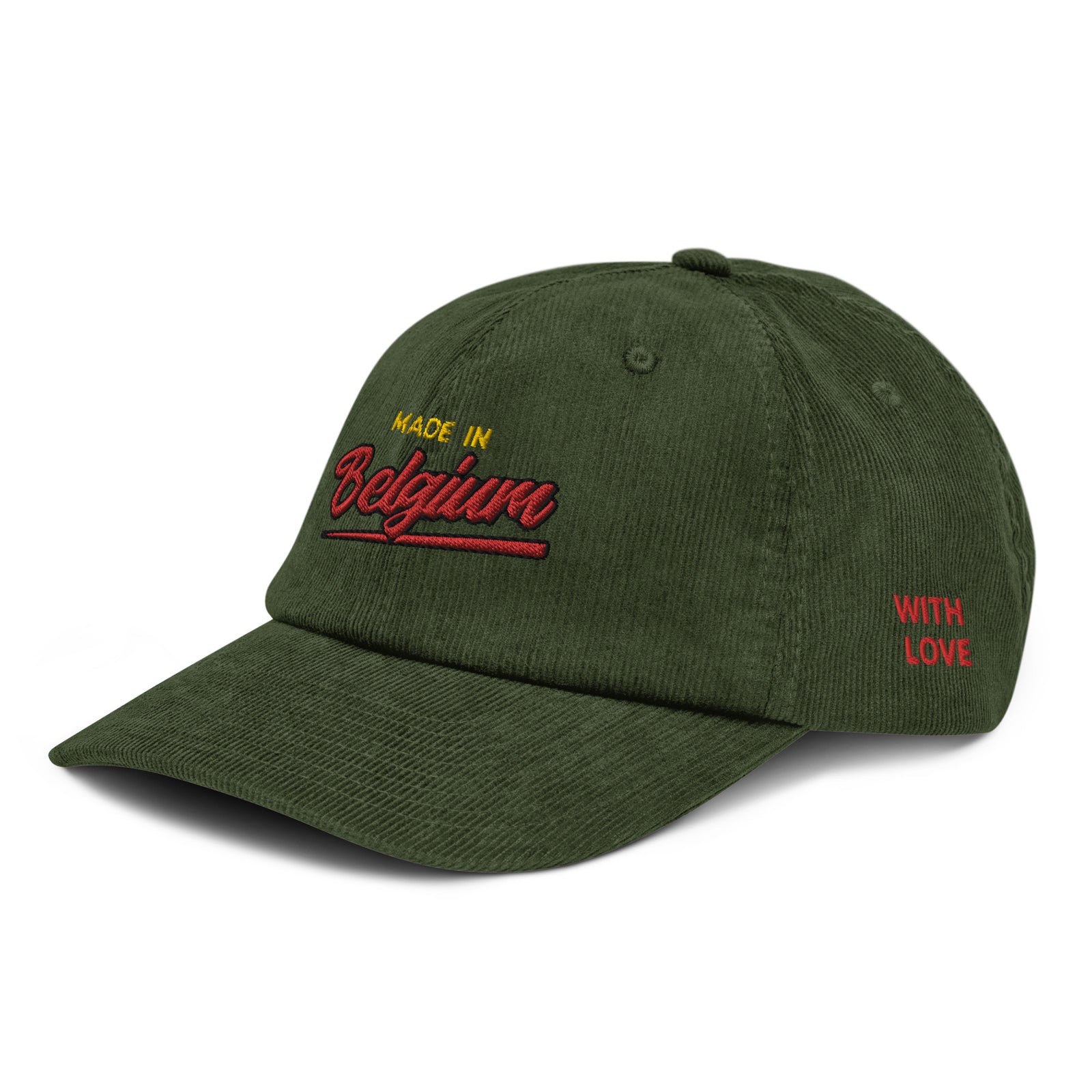Casquette en velours côtelé - MADE IN BELGIUM WITH LOVE