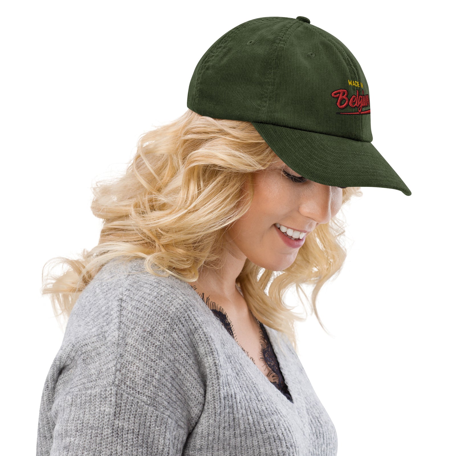 Casquette en velours côtelé - MADE IN BELGIUM WITH LOVE