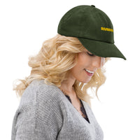 Casquette Poker en velours côtelé - "RUNGOOD"