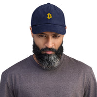 Casquette en velours côtelé brodée - BITCOIN -  from chtmboutique by chtmboutique - BITCOIN, CRYPTO