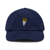 Casquette Belge en velours côtelé