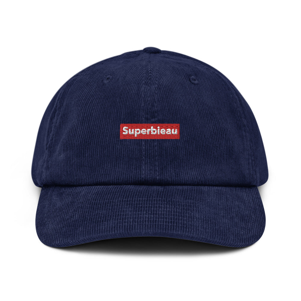 Casquette Belge en velours - "SUPERBIEAU"