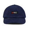 Casquette en velours côtelé - REC