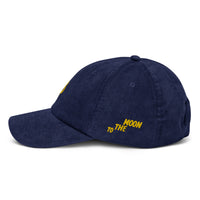 Casquette Crypto Velours Brodée « Bitcoin » – Logo Doré