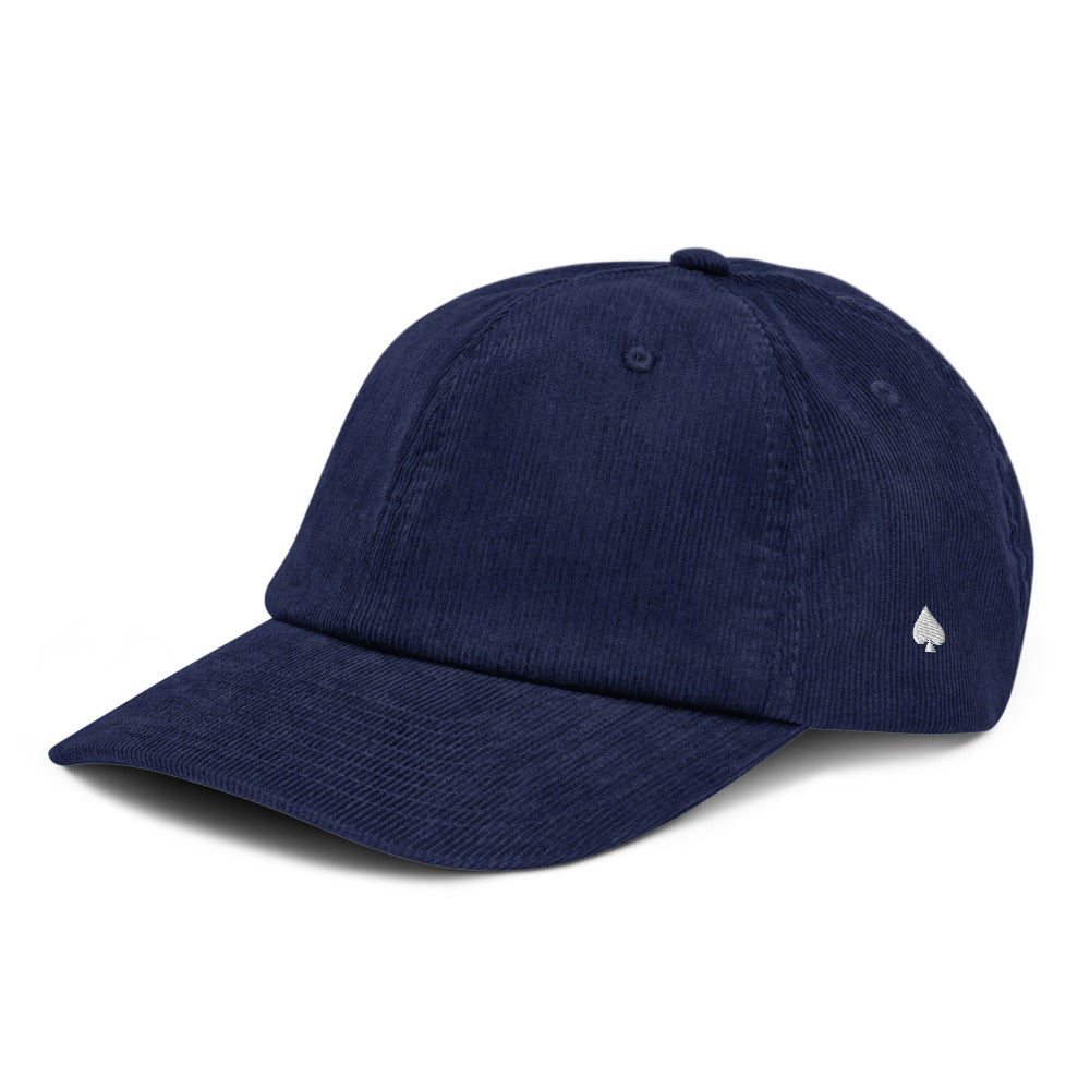 casquette velours bleu as de pic poker