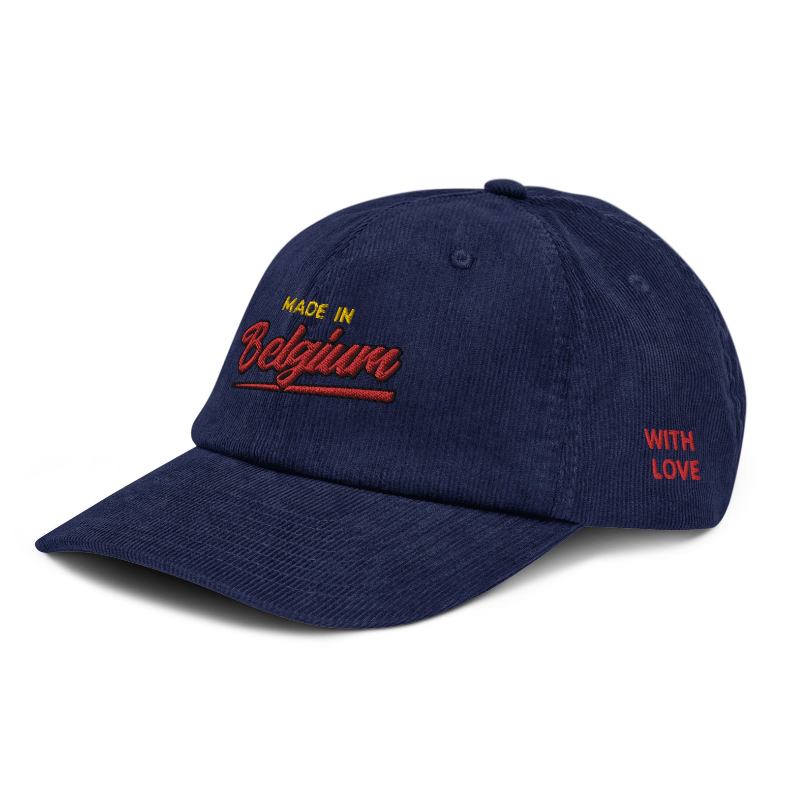 Casquette en velours côtelé - MADE IN BELGIUM WITH LOVE