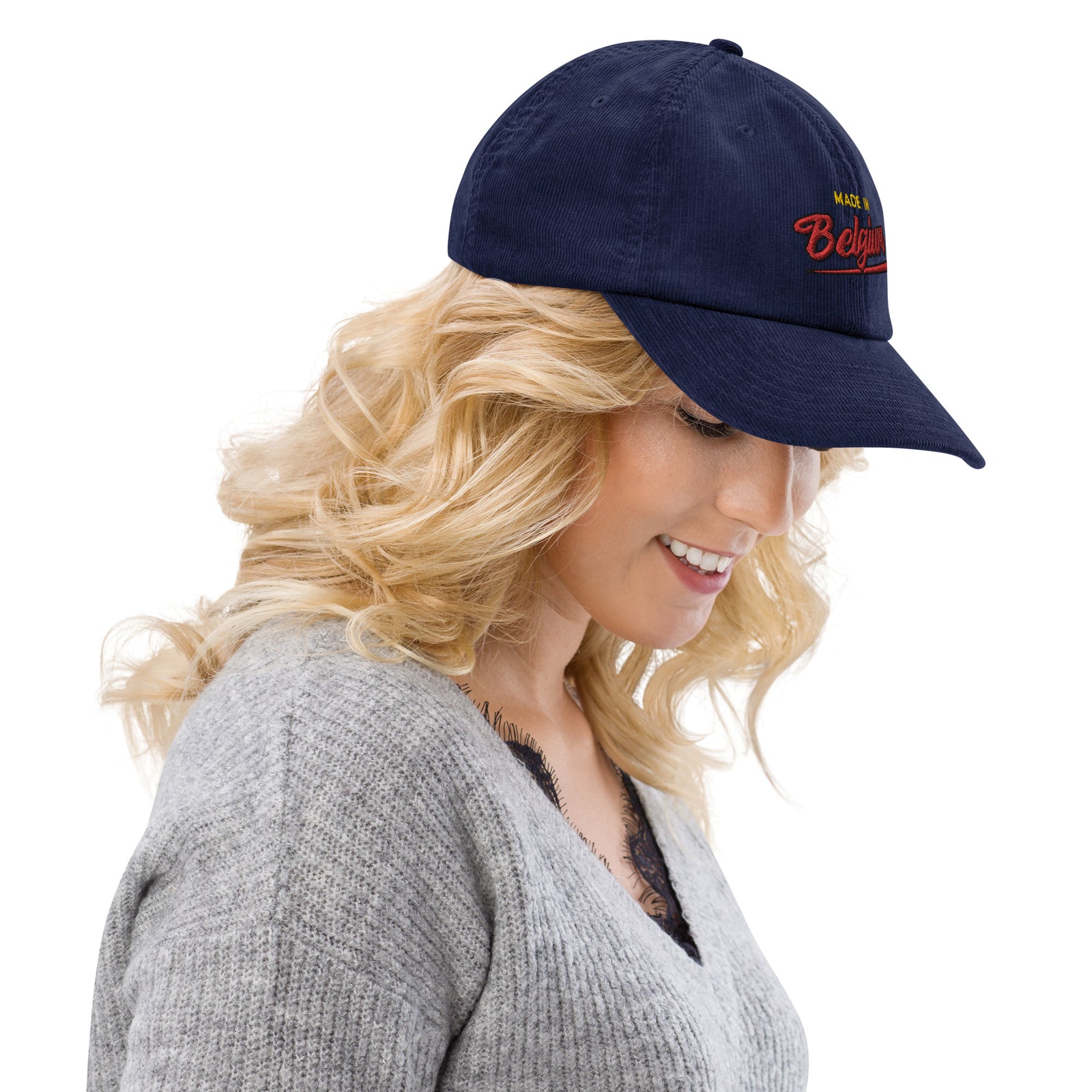 Casquette en velours côtelé - MADE IN BELGIUM WITH LOVE