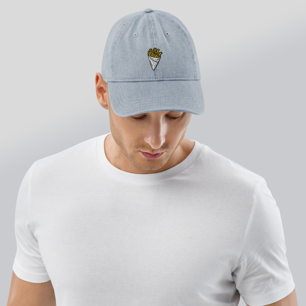 Casquette Belge en Jean « La Frite »