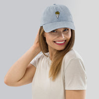 Casquette Belge en Jean « La Frite »