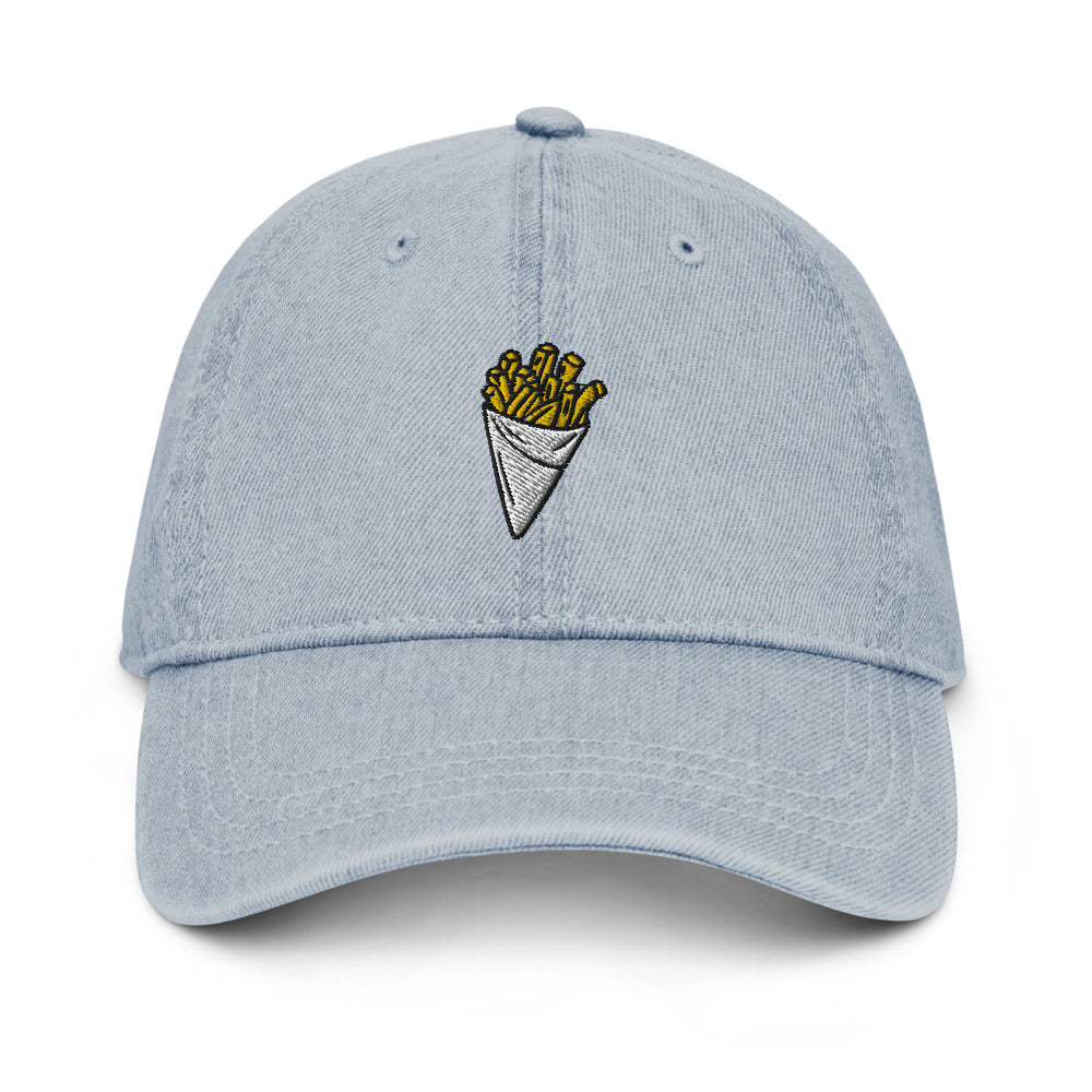 Casquette Belge en Jean « La Frite »