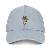 Casquette Belge en Jean « La Frite »