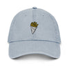 Casquette Belge en Jean « La Frite »