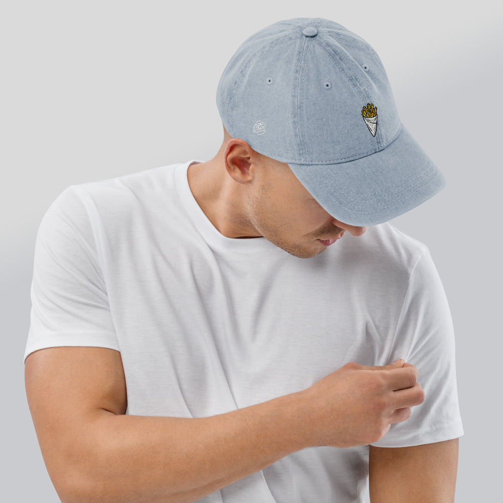 Casquette Belge en Jean « La Frite »