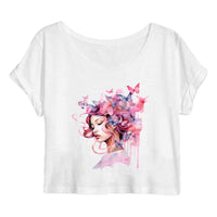Crop top - Woman buytterfly