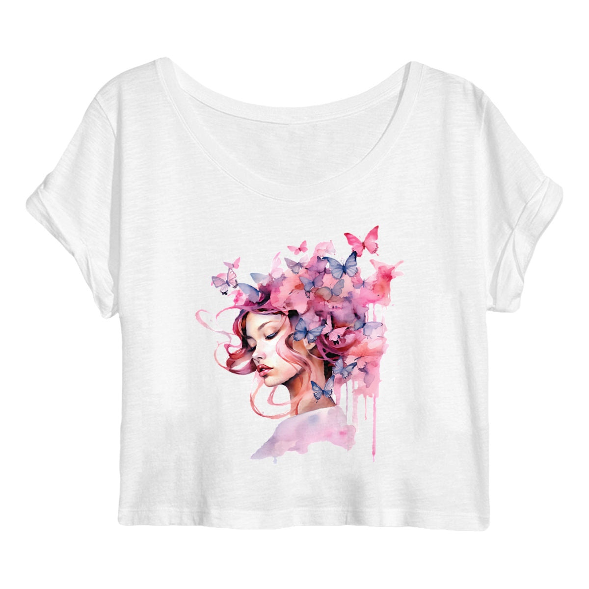 Crop top - Woman buytterfly