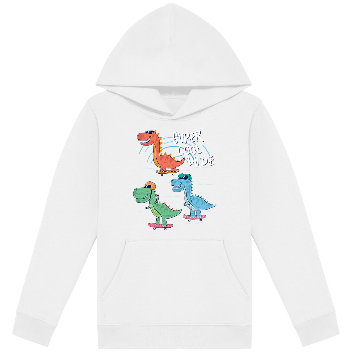 Pull à capuche - Dino cool