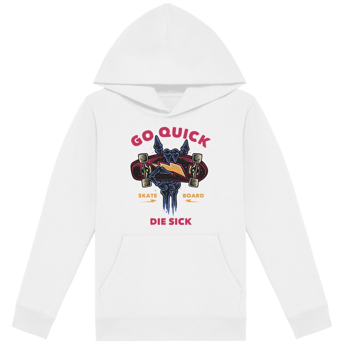 Pull enfant - Skateboard GO QUICK DIE SICK