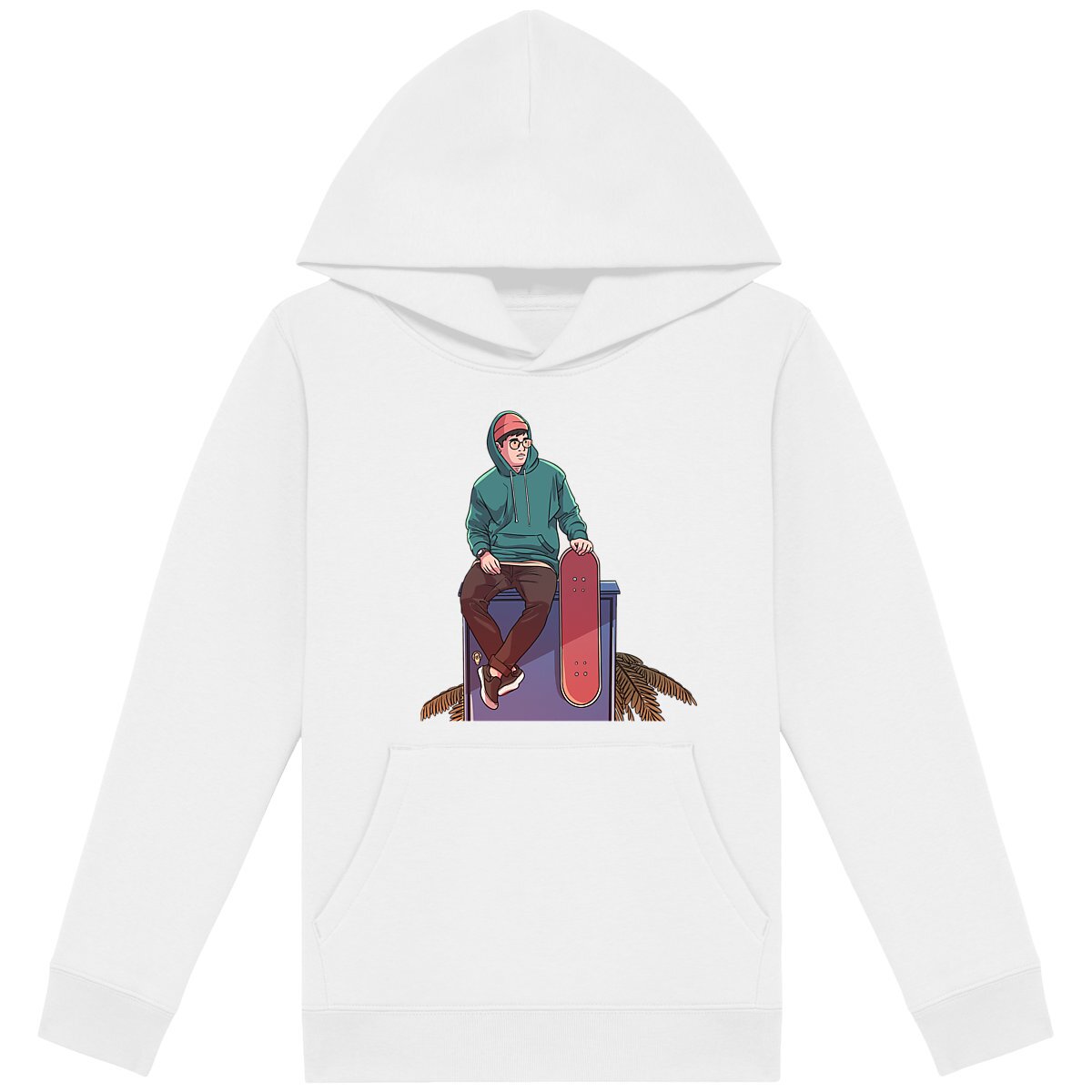 Pull à capuche enfant - SkateBoy