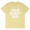 t-shirt oversize fabriqué en belgique