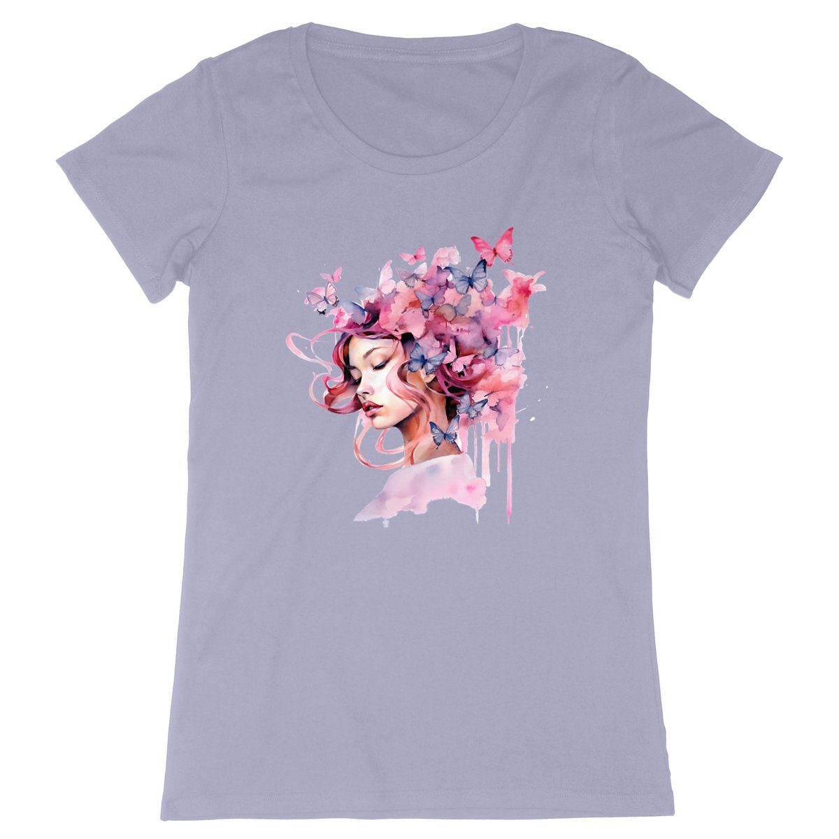T-Shirt femme - Woman butterfly