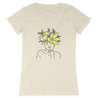 T-Shirt femme - Woman flower art