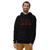 Sweat à Capuche Unisexe brodé - AVAX AVALANCHE -  from chtmboutique by chtmboutique - AVAX, CRYPTO
