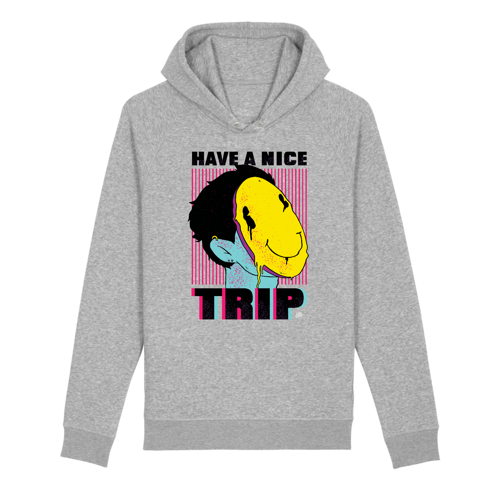 hoodie drogue trip smiley festival
