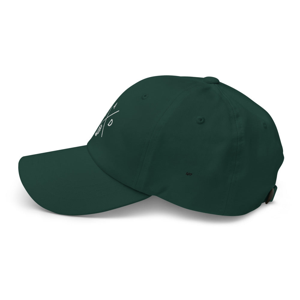Casquette baseball dad noir vue de dos CHT'M Boutique