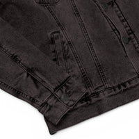 Veste sherpa en jean unisexe - "DAD"
