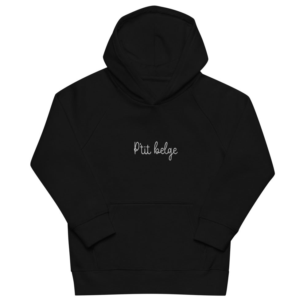 Pull à capuche enfant brodé - P'tit Belge